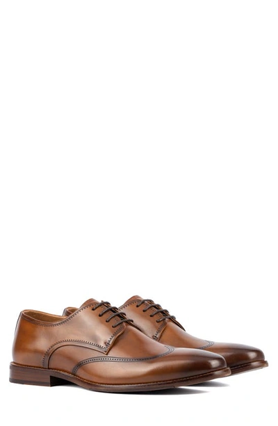 Shop Vintage Foundry Orton Wingtip Derby In Cognac