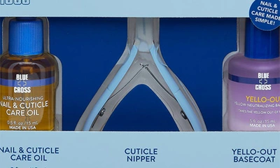 Blossom Blue Cross 3-piece Nail Gift Set $25 Value