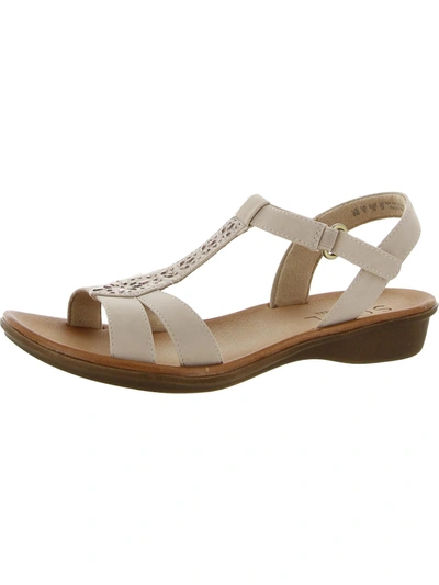 Shop Soul Naturalizer Summer Womens Embellished Ankle Strap T-strap Sandals In White