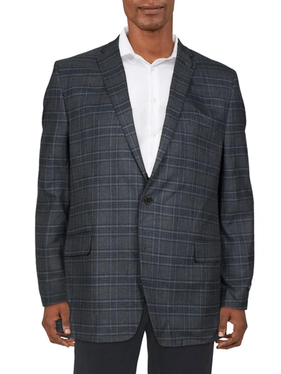 Shop Lauren Ralph Lauren Lexington Mens Classic Fit Suit Separate Two-button Blazer In Multi