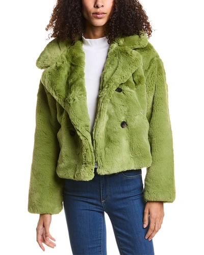 Shop Noize Loretta Coat In Green
