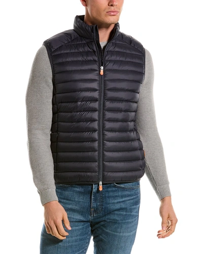 Shop Save The Duck Adam Basic Packable Vest In Grey