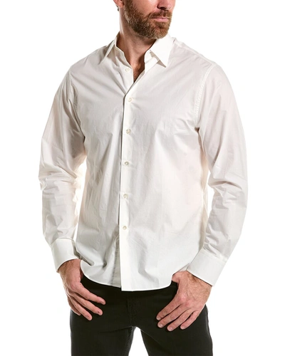 Shop Lanvin Woven Shirt In White