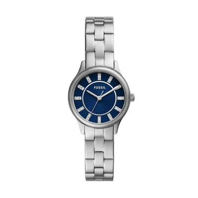 Shop Fossil Women's Modern Sophisticate Three-hand, Stainless Steel Watch In Silver