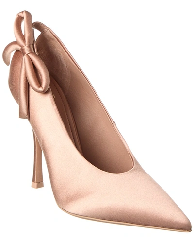 Shop Valentino Nite Out 110 Satin Pump In Pink
