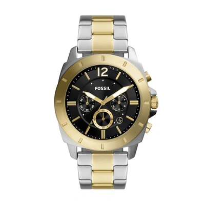 FOSSIL MEN'S PRIVATEER CHRONOGRAPH, TWO-TONE STAINLESS STEEL WATCH 