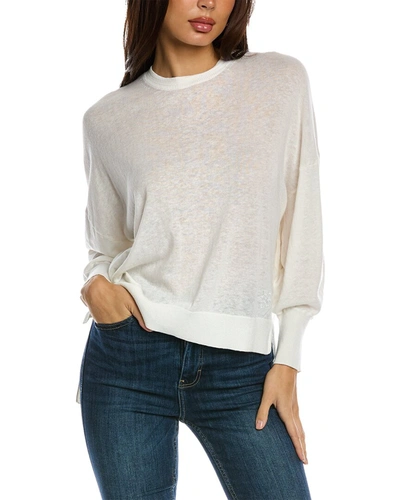 Shop Ted Baker Nicci Linen-blend Sweater In White