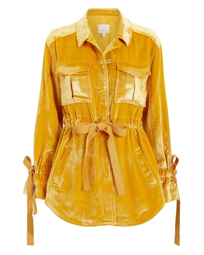 Shop Cinq À Sept Women's Mathieu Jacket In Yellow