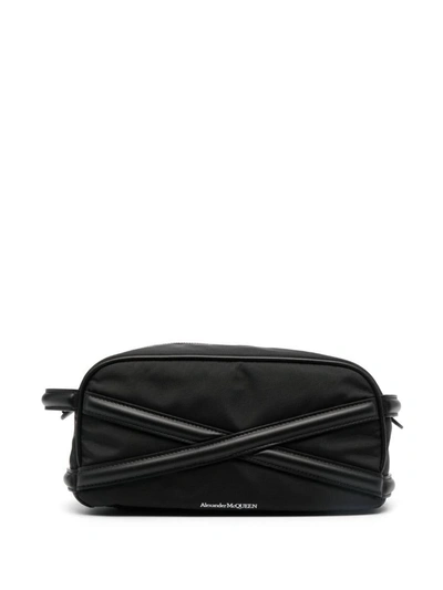 Shop Alexander Mcqueen Beauty Case "harness" In Black