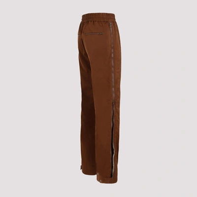 Shop Bottega Veneta Tech Nylon Pants In Brown
