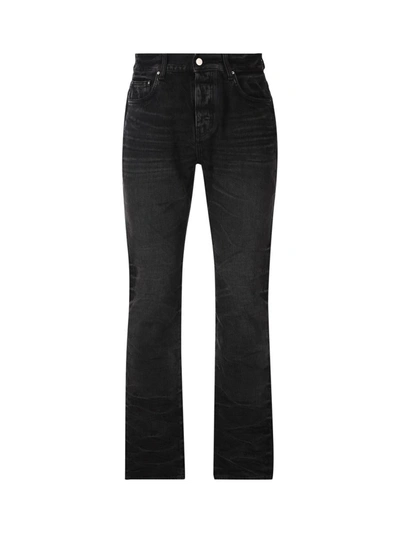 Shop Amiri Jeans In Faded Black