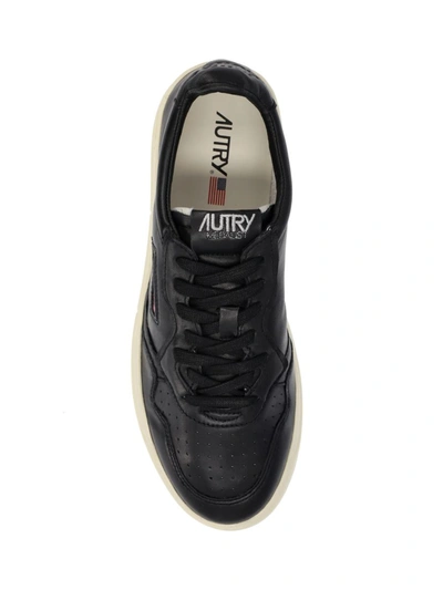 Shop Autry Sneakers In Goat/goat Black