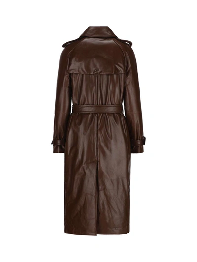 Shop Burberry Coats In Dark Truffle Brown