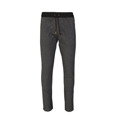 Shop Burberry Cotton Sweatpants In Gray
