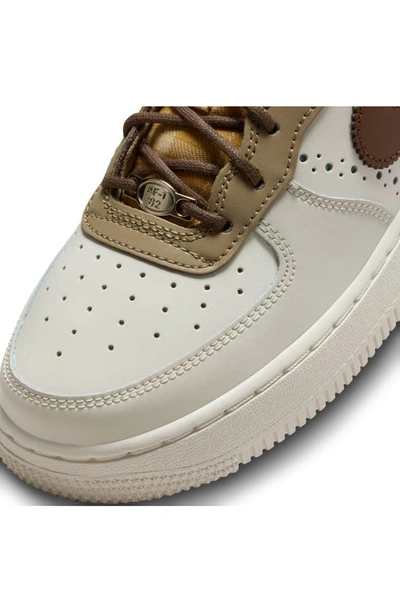 Shop Nike Kids' Air Force 1 Sneaker In Sail/ Cacao/ Sail/ Khaki