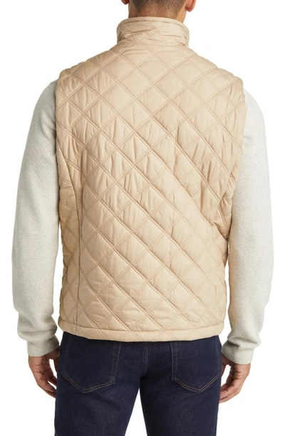 Shop Brooks Brothers Out Quilted Water Repellent Insulated Vest In Incense