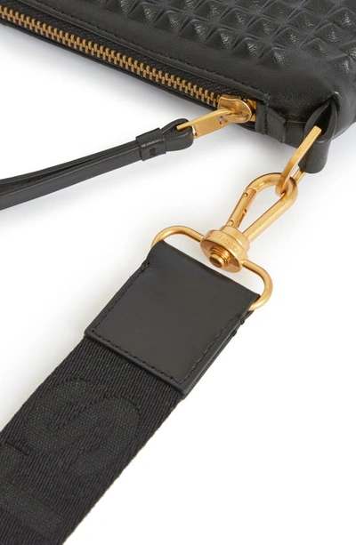 Shop Allsaints Eve Stud Leather Crossbody Bag In Black