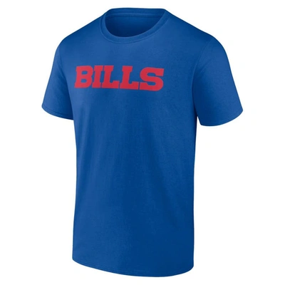 Shop Profile Royal Buffalo Bills Big & Tall Two-sided T-shirt