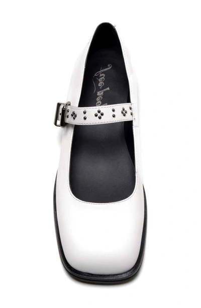 Shop Free People Rumor Mary Jane Flat In White Leather