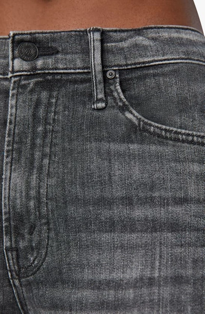 Shop Mother The Insider High Waist Step Frayed Hem Crop Jeans In Save Your Soul