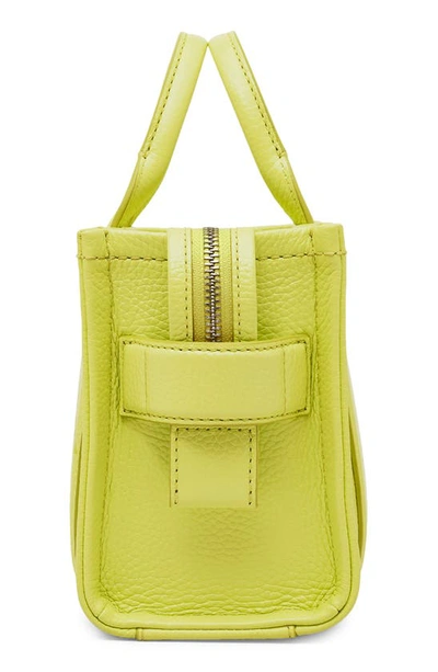 Shop Marc Jacobs The Leather Crossbody Tote Bag In Limoncello