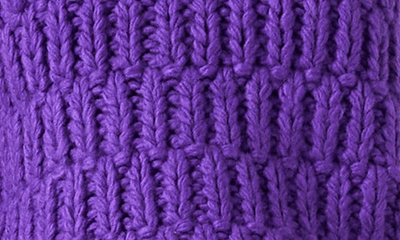 English Factory Chunky Cap Sleeve Sweater In Purple