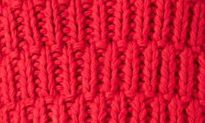 English Factory Chunky Cap Sleeve Sweater In Red