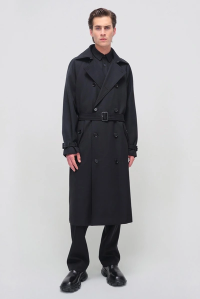 Shop Jonathan Simkhai Clive Trench In Black
