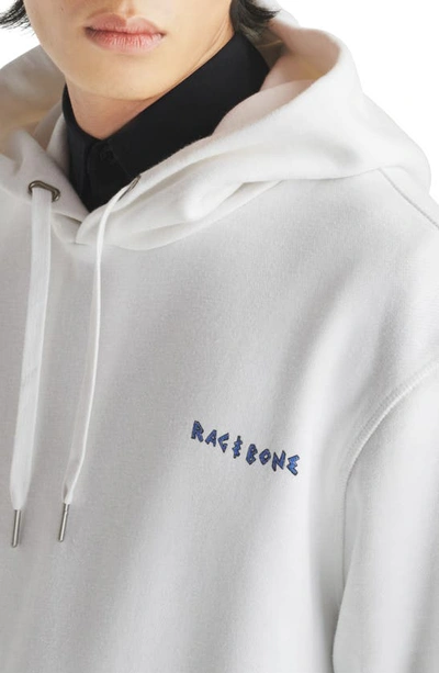 Shop Rag & Bone Rbny Coffee Graphic Hoodie In White