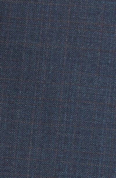 Shop Canali Siena Solid Wool Suit In Blue