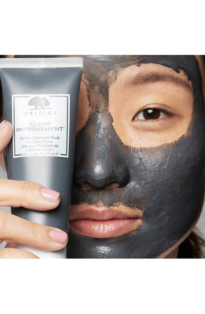 Origins Clear Improvement Active Charcoal Face Mask To Clear Pores, 1 Oz.