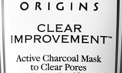 Shop Origins Clear Improvement Active Charcoal Mask To Clear Pores, 1 oz