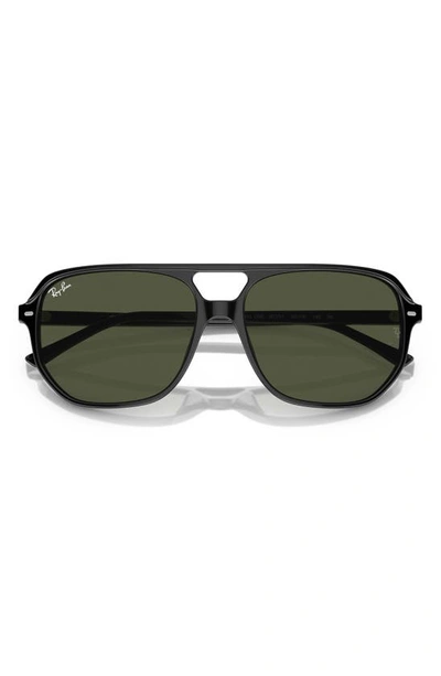 Ray Ban Bill One Rectangle-frame Sunglasses In Black
