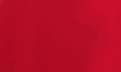 Ming Wang Butterfly Sleeve Crêpe De Chine Wrap Dress In Poppy Red