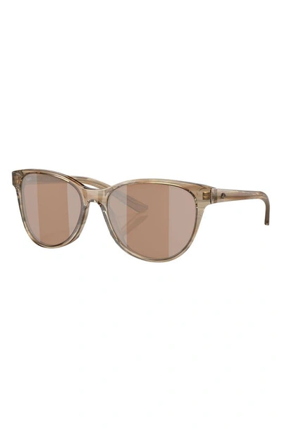 Costa Del Mar Catherine 57mm Polarized Phantos Sunglasses In Copper