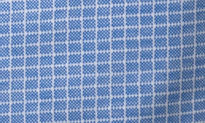 Johnston & Murphy Kids' Xc Flex® Check Button-up Shirt In Blue