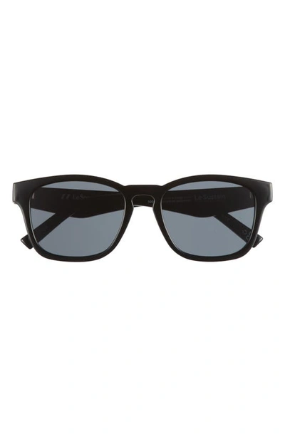 Shop Le Specs Players Playa 54mm D-frame Sunglasses In Black