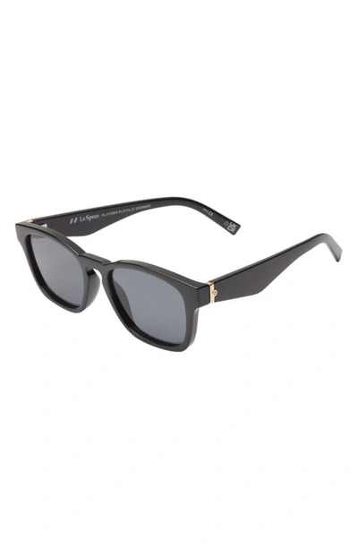 Shop Le Specs Players Playa 54mm D-frame Sunglasses In Black