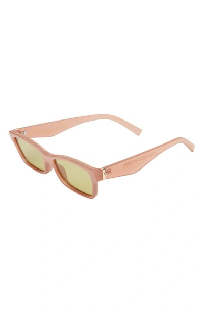 Shop Le Specs Plateaux 56mm Cat Eye Sunglasses In Clay