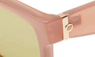 Shop Le Specs Plateaux 56mm Cat Eye Sunglasses In Clay