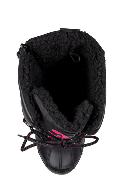 Shop Billy Footwear Kids' Ice Snow Boot Ii In Black/ Pink