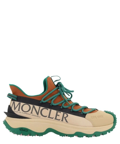 Shop Moncler Brown Rubber Trail Grip Lite 2 Sneakers