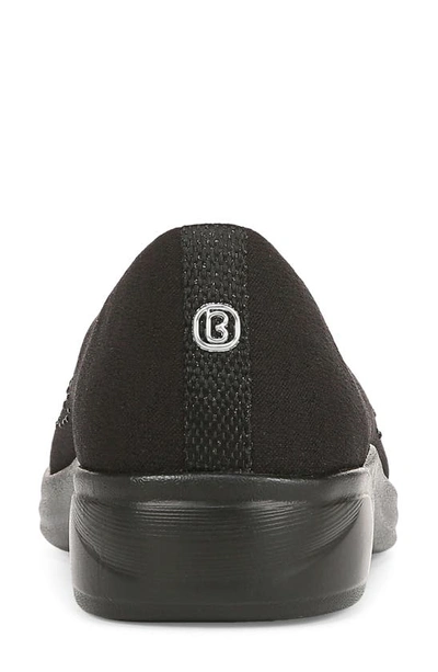 Shop Bzees Poppyseed 3 Rhinestone Slip-on Sneaker In Black