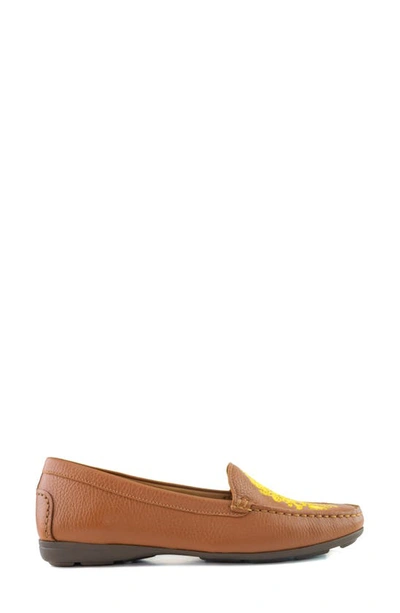Shop Driver Club Usa Nashville 2.0 Driving Loafer In Cognac Tumbled