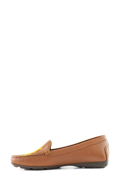 Shop Driver Club Usa Nashville 2.0 Driving Loafer In Cognac Tumbled