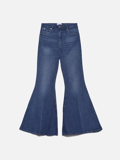 Shop Frame The Extreme Flare Jeans In Blue