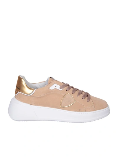 Shop Philippe Model Sneakers In Beige