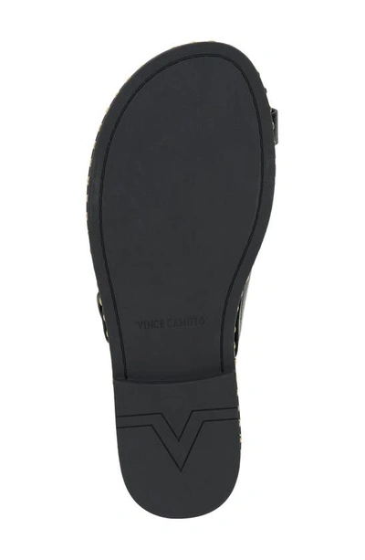 Shop Vince Camuto Cooliann Slide Sandal In Black Cowpar