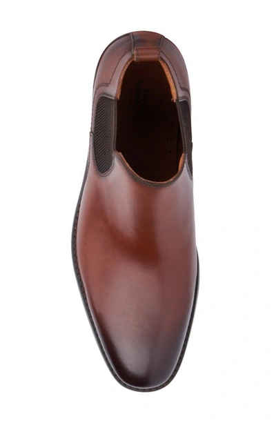 Vintage Foundry Darwin Plain Toe Chelsea Boot In Cognac