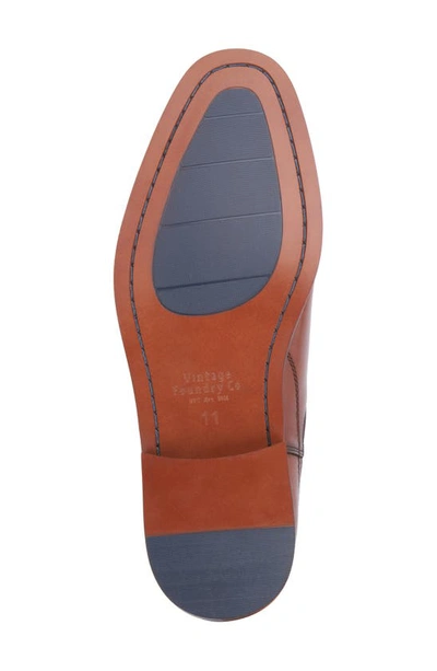 Vintage Foundry Darwin Plain Toe Chelsea Boot In Cognac